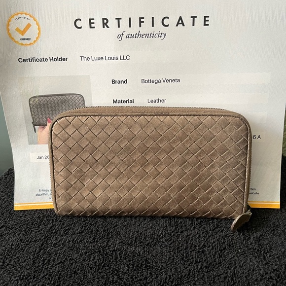 Bottega Veneta Continental Wallet - Metallic Bronze - Picture 2 of 9